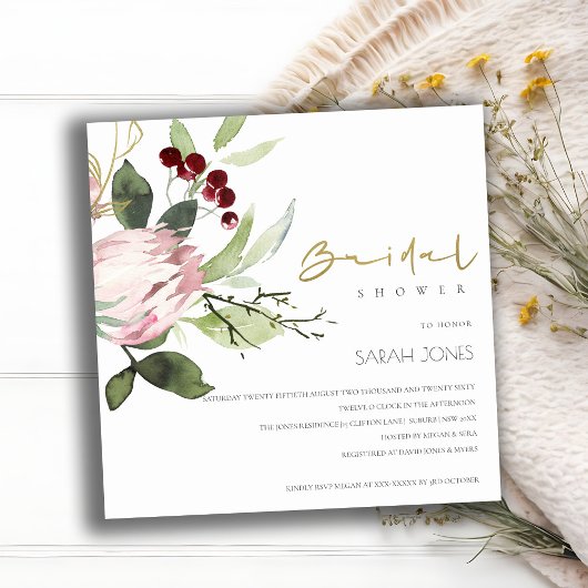 BLUSH PINK BURGUNDY PEONDY FLORAL BRAUTPARTY EINLADUNG