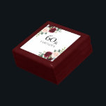 Blush Pink Burgundy Red 60. Geburtstagsgeschenk Erinnerungskiste<br><div class="desc">Blush Pink Burgundy Red 60. Geburtstagsgeschenk Geschenkboxen</div>