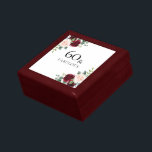 Blush Pink Burgundy Red 60. Geburtstagsgeschenk Erinnerungskiste<br><div class="desc">Blush Pink Burgundy Red 60. Geburtstagsgeschenk Geschenkboxen</div>