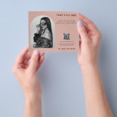 Blush Pink Business Beauty Haar Nail Makeup Salon Flyer (Gruppe)