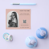 Blush Pink Business Beauty Haar Nail Makeup Salon Flyer (Einzeln)