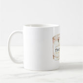 Blush Pink Candles True Love Kaffeetasse (Links)