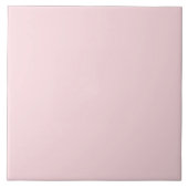 Blush Pink Ceramic Tile. Fliese (Vorderseite)