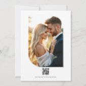 Blush Pink, Champagne & Gold Floral Wedding Einladung (Rückseite)