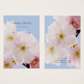 Blush Pink Cheroms Earring Display Card (Vorne & Hinten)