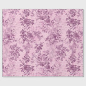 Blush Pink Chinoiserie Dekoupage Geschenkpapier (Flach)