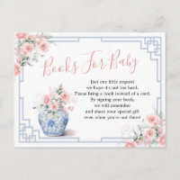 Blush Pink Chinoiserie Ginger Jar Books for Baby