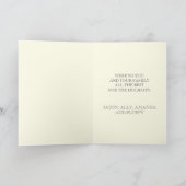 BLUSH PINK CHRISTMAS HOLIDAY FOTOKARTE FEIERTAGSKARTE (Innenseite)