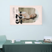 Blush Pink Class of 2025 Arch Foto Abschluss Banner (Messeveranstaltung)