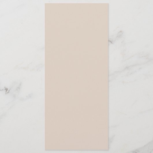 Blush Pink Classic Calligraphy Formal Wedding Menükarte (Rückseite)