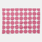 Blush Pink Color Scandi Dots Design Geschirrtuch (Horizontal)