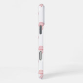 Blush Pink Coquette Bow Pattern Elegant Phone Case iPhone Hülle (Rechte Seite)