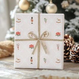 Blush Pink Coquette Christmas  Geschenkpapier