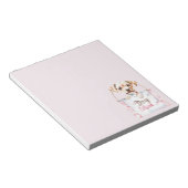 Blush Pink Dog Mom Bag Notizblock (angewinkelt)