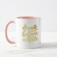 Blush Pink Dream glauben Motivierend erreichen