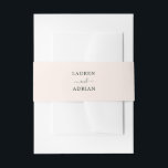 Blush Pink Einfache Hochzeit Einladungsbanderole<br><div class="desc">Einfache Blush Pink Wedding Einladung Bauch Band. Für eine weiter gehende Anpassung dieses Designs klicken Sie bitte auf den Link "Weitere Anpassung". Matching-Elemente sind ebenfalls verfügbar.</div>