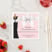 Blush Pink Elegante Ethnic Tiffany Babydusche Serviette (Beispiel)