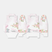 Blush Pink Elephant Baby Dusche Geschenkschachtel (Ungefaltet)