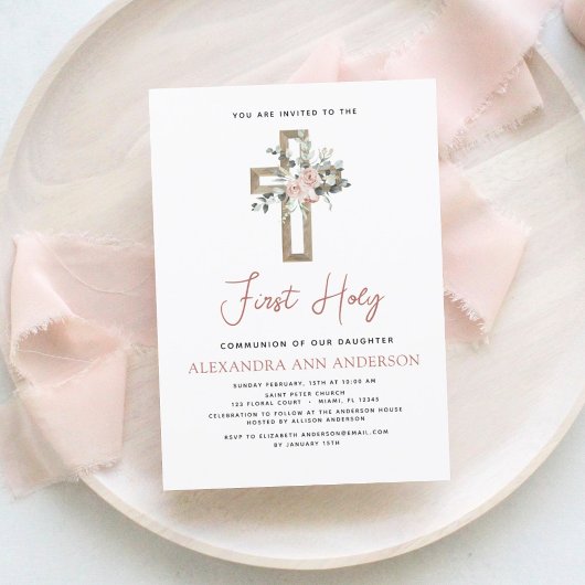 Blush Pink Erste Kommune Blumenladen