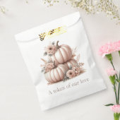 Blush Pink Fall Pumpbis Taschen Geschenktütchen (Versiegelt)