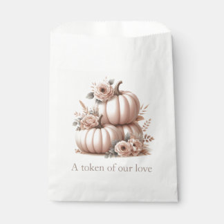 Blush Pink Fall Pumpbis Taschen Geschenktütchen