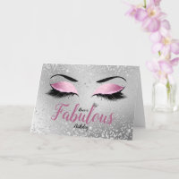Blush Pink Fantastischer Glitzer Augen Standard Ge