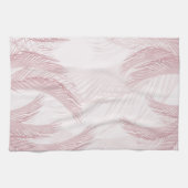 Blush Pink Feather Palm Bliss 1 Geschirrtuch (Horizontal)