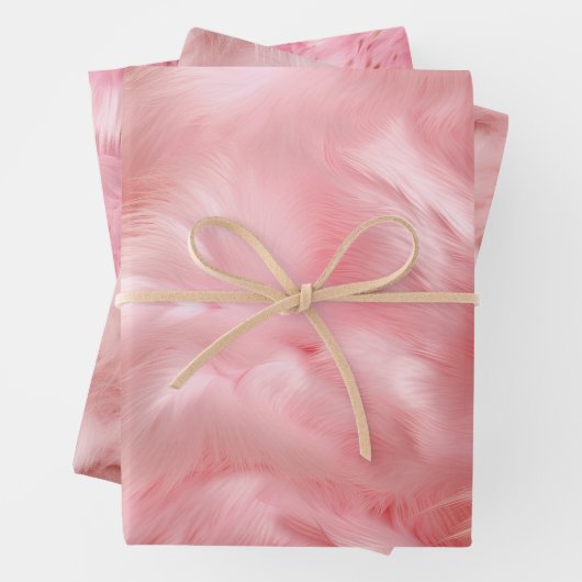 Blush Pink Fell Geschenkpapier Set (Beispiel)