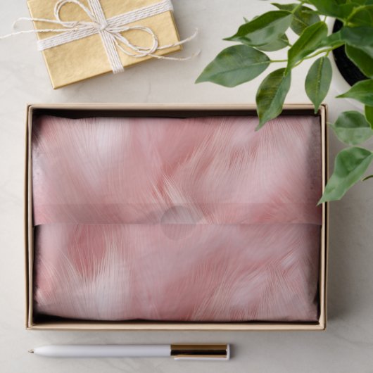 Blush Pink Fell Seidenpapier (Geschenk)