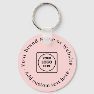 Blush Pink Feminine   Design für kundenspezifische Schlüsselanhänger