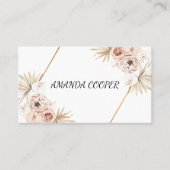 Blush Pink Feminine Visitenkarte (Vorderseite)