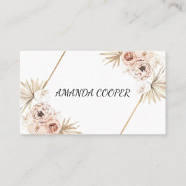 Blush Pink Feminine Visitenkarte