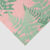 Blush Pink Fern Leaf Botanical Sage Green Modern Seidenpapier (Ausschnitt)