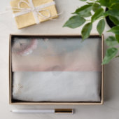 Blush Pink Floral 18lb Tissue Paper Seidenpapier (Geschenk)