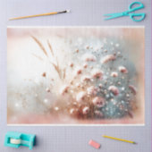 Blush Pink Floral 18lb Tissue Paper Seidenpapier (Basteln)