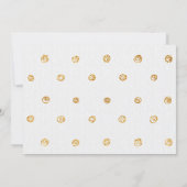 Blush Pink Floral Baby's First Birthday Foto Einladung (Rückseite)