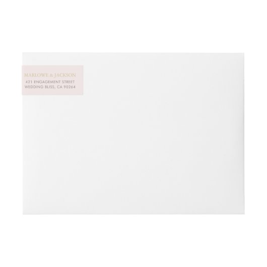 Blush Pink floral Boho Hochzeit speichern das Datu (Vorderseite)