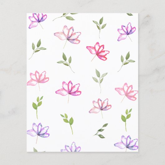 Blush Pink Floral, der das beste Spiel der Braut k (Rückseite)