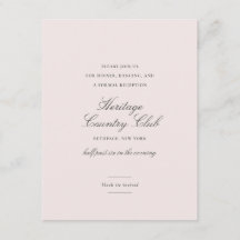 Blush Pink Floral Eleganter Hochzeitsstil Empfang