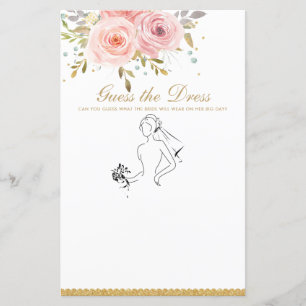 Blush Pink Floral Fun Bridal Ratet, wie das Dress
