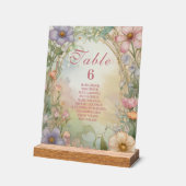 Blush Pink Floral Quinceanera Celebration Acrylschild (Winkel)