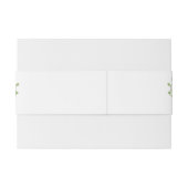 Blush Pink Floral Wedding Einladung Bauch Band (Rückseitenbeispiel)