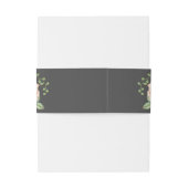 Blush Pink Floral Wedding Einladung Bauch Band (Rückseitenbeispiel)