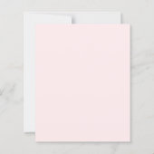 Blush pink florals cross First Communion (Rückseite)