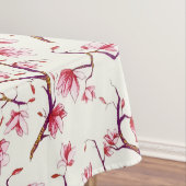 Blush Pink Frühjahr Rustikale Bohemische Blüte Tischdecke (Beispiel)