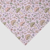 Blush Pink Fungi Coquettecore Feminine Gift Seidenpapier (Ausschnitt)
