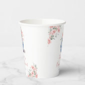 Blush Pink Ginger Jar Chinoiserie Dusche Pappbecher (Links)