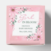 Blush Pink Girl in Blüte Kinderdusche Geschenkschachtel (Oben)