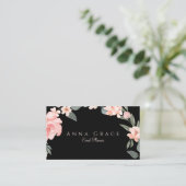 Blush Pink Girl Rose Visitenkarte (Stehend Vorderseite)