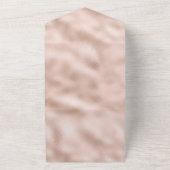 Blush Pink Glam All In One Einladung (Außenbereich)